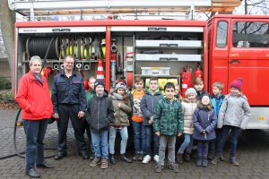 Foto Besuch bei der Feuerwehr Linteln